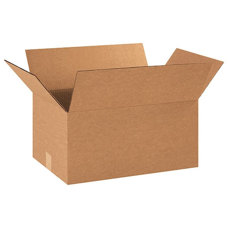 18 in x 12 in x 9 in Shipping Box, Kraft, Corrugate, Single Wall, 32 ECT