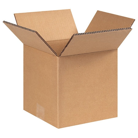 8 in x 8 in x 8 in Shipping Box, Kraft, Corrugate, Double Wall, 48 ECT
