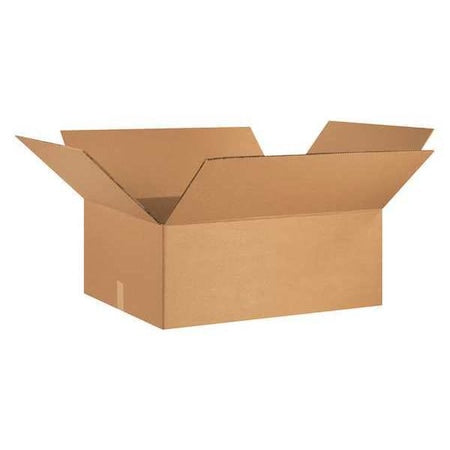 30 in x 24 in x 12 in Shipping Box, Kraft, Corrugate, Double Wall, 48 ECT