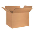 32 in x 24 in x 24 in Shipping Box, Kraft, Corrugate, Double Wall, 48 ECT