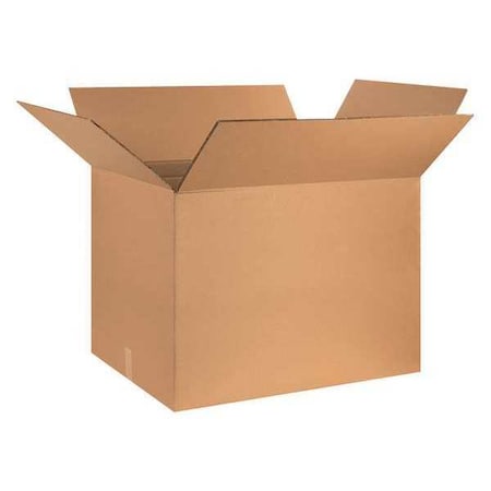 32 in x 24 in x 24 in Shipping Box, Kraft, Corrugate, Double Wall, 48 ECT