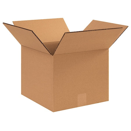 12 in x 12 in x 10 in Shipping Box, Kraft, Corrugate, Double Wall, 48 ECT