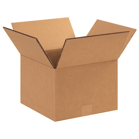 12 in x 12 in x 8 in Shipping Box, Kraft, Corrugate, Double Wall, 48 ECT