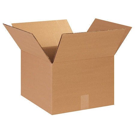 14 in x 14 in x 10 in Shipping Box, Kraft, Corrugate, Double Wall, 48 ECT