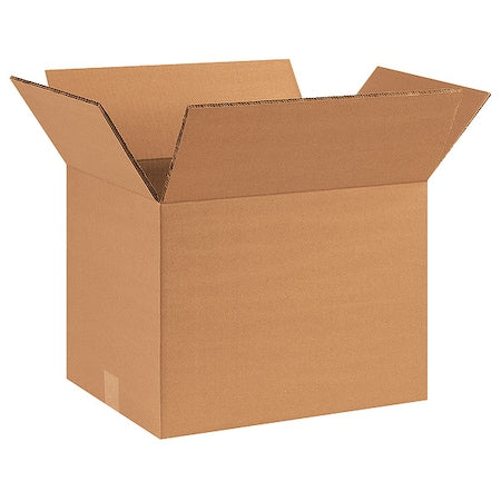 16 in x 12 in x 12 in Shipping Box, Kraft, Corrugate, Double Wall, 48 ECT