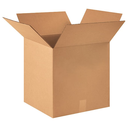 16 in x 16 in x 16 in Shipping Box, Kraft, Corrugate, Single Wall, 44 ECT