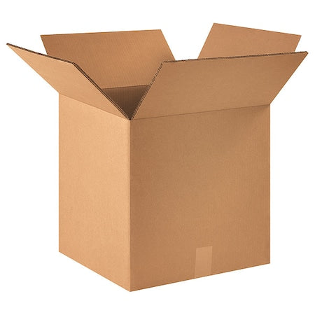 16 in x 16 in x 16 in Shipping Box, Kraft, Corrugate, Double Wall, 71 ECT