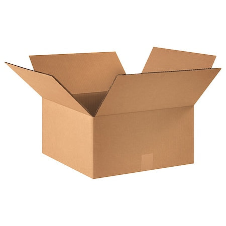 16 in x 16 in x 8 in Shipping Box, Kraft, Corrugate, Double Wall, 48 ECT
