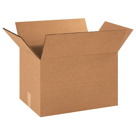 18 in x 12 in x 12 in Shipping Box, Kraft, Corrugate, Double Wall, 48 ECT