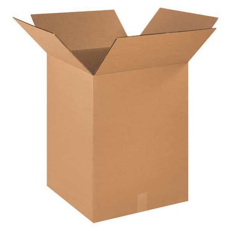 18 in x 18 in x 24 in Shipping Box, Kraft, Corrugate, Double Wall, 48 ECT