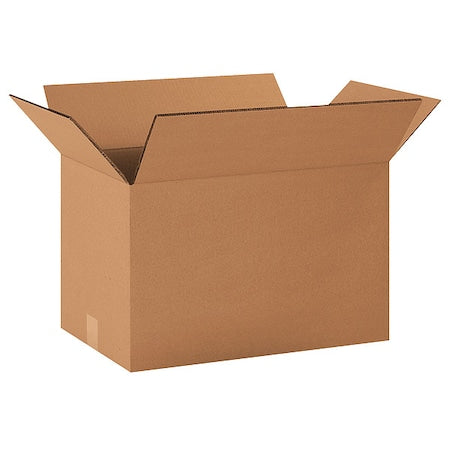 24 in x 14 in x 14 in Shipping Box, Kraft, Corrugate, Double Wall, 48 ECT