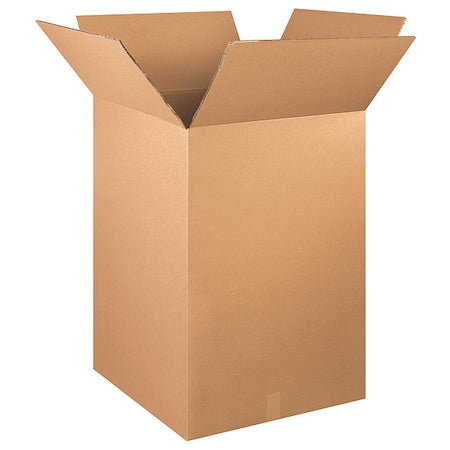 24 in x 24 in x 36 in Shipping Box, Kraft, Corrugate, Double Wall, 48 ECT