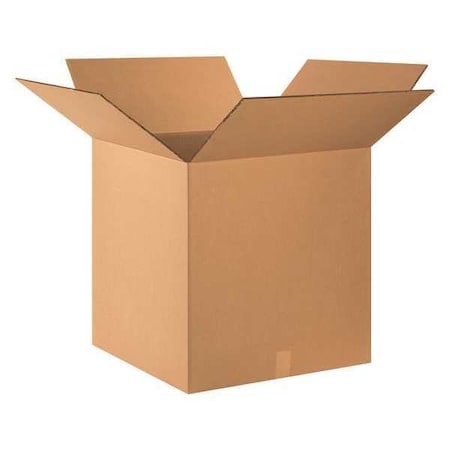 24 in x 24 in x 24 in Shipping Box, Kraft, Corrugate, Double Wall, 48 ECT