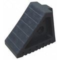 Wheel Chock, Molded Rubber, Black