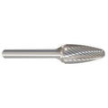 Carbide Bur, Tree, 1/4 In, 1/4 Shank