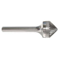 Carbide Bur, Cone, 3/4 In, 1/4 Shank