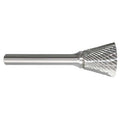 Carbide Bur, Inverted Cone, 1/8, 1/8 Shank