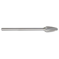 Carbide Bur, Tree, 1/2 In, 1/4 Shank