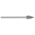 Carbide Bur, Pointed Tree, 1/4,1/4 Shank