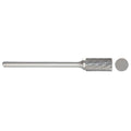 Carbide Bur, Cylinder, 1/4 In, 1/4 Shank