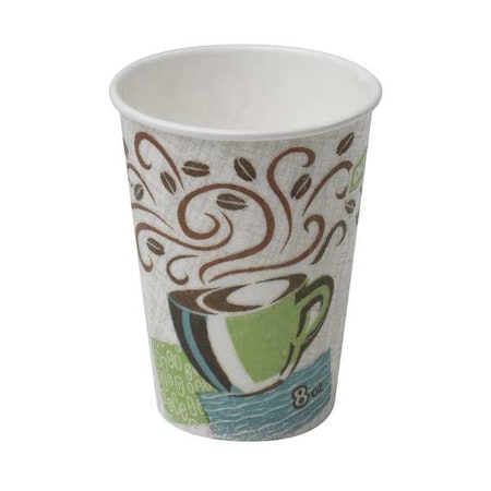 Disposable Cold/Hot Cup 8 oz. White, Paper, Pk1000