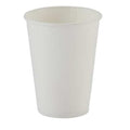 Disposable Hot cup 12 oz. White, Paper, Pk1000