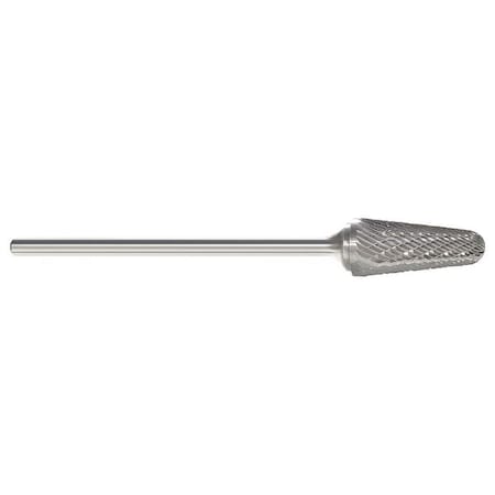 Carbide Bur, Taper Radius, 3/8, 1/4 Shank