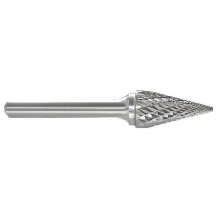 Carbide Bur, Pointed Cone, 1/8, 1/8 Shank