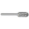 Carbide Bur, Radius End, 1/8 In, 1/8 Shank