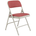 Folding Chair, Cabernet, 18-3/4 In., PK4
