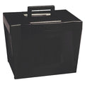 Portable File Box 11-1/4" x 14-7/8", Black