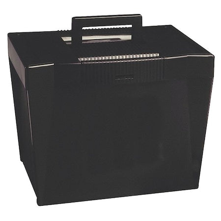 Portable File Box 11-1/4" x 14-7/8", Black
