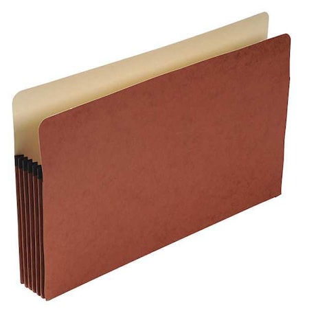 Expandable File Folder 8-1/2 x 14" Red, 5-1/4" Expansion
