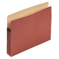 Expandable File Folder 8-1/2 x 11" Red, 3-1/2" Expansion