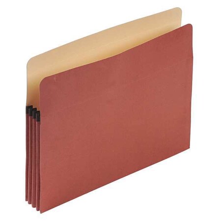 Expandable File Folder 8-1/2 x 11" Red, 3-1/2" Expansion