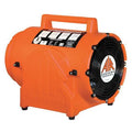 Conf. Sp Fan, Axial, Plastic, Orng, 8 In