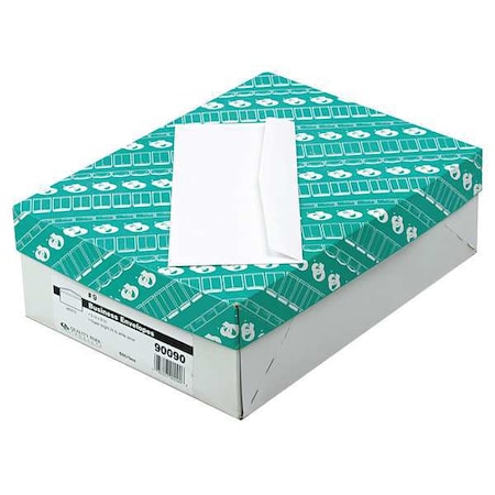 Business Envelope, White, Paper, PK500