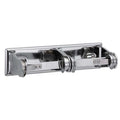 Toilet Paper Holder, Triple Post, Silver