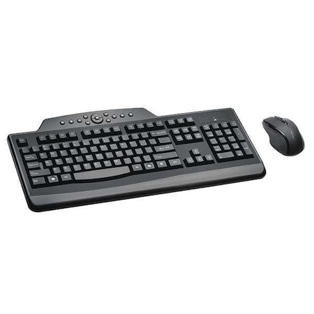 Keyboard and Mouse Set, Black, 2 3/4" H