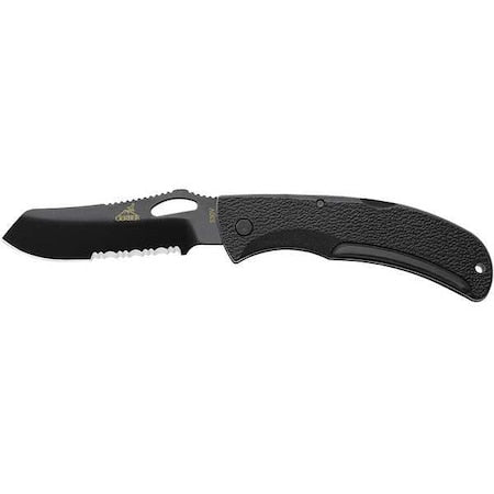 Fold Knife, Serrated, Sheep Foot, 3-1/2 in