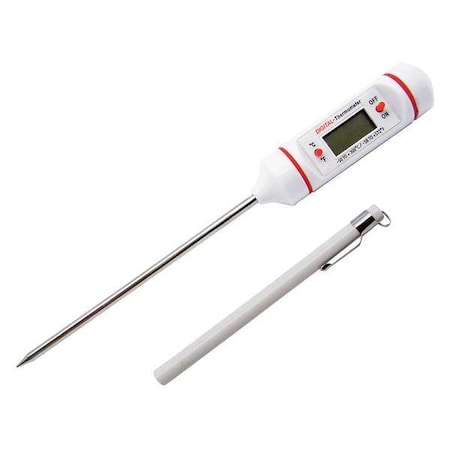 4-3/4" Stem Digital Pocket Thermometer, -58 Degrees to 572 Degrees F