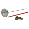 8" Stem Analog Dial Pocket Thermometer, 0 Degrees to 220 Degrees F