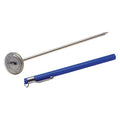 5" Stem Analog Dial Pocket Thermometer, 0 Degrees to 220 Degrees F