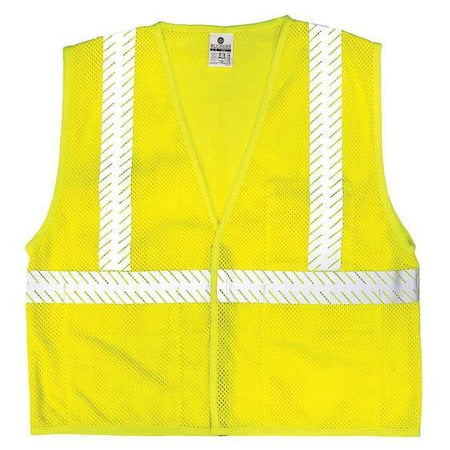 4XL Class 2 Flame Resistant High Visibility Vest, Lime