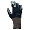 Coated Gloves, Nitrile, Smooth, Palm, 4 Abrasion Level, Black, L (8) 1 PR