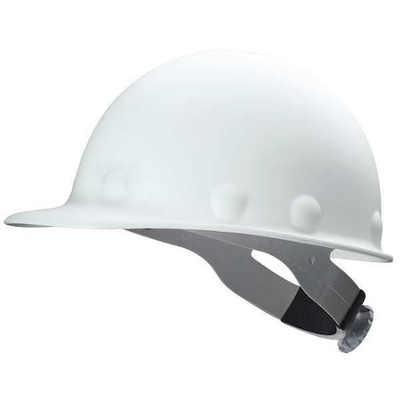 Hard Hat, Roughneck P2A, Fiberglass, 8 Point Ratchet, Type 1, Class G, White