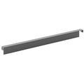 Support Angle, 24 In Plywood, Medium Gray