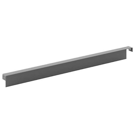 Support Angle, 24 In Plywood, Medium Gray