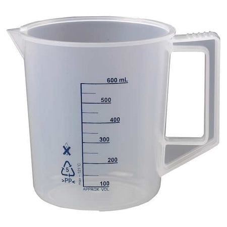 Beaker with Handle, 500mL, PK6