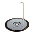 Follower Plate, For Container Size 5 gal, Metal, Dia 2 in, Includes Pull Rod